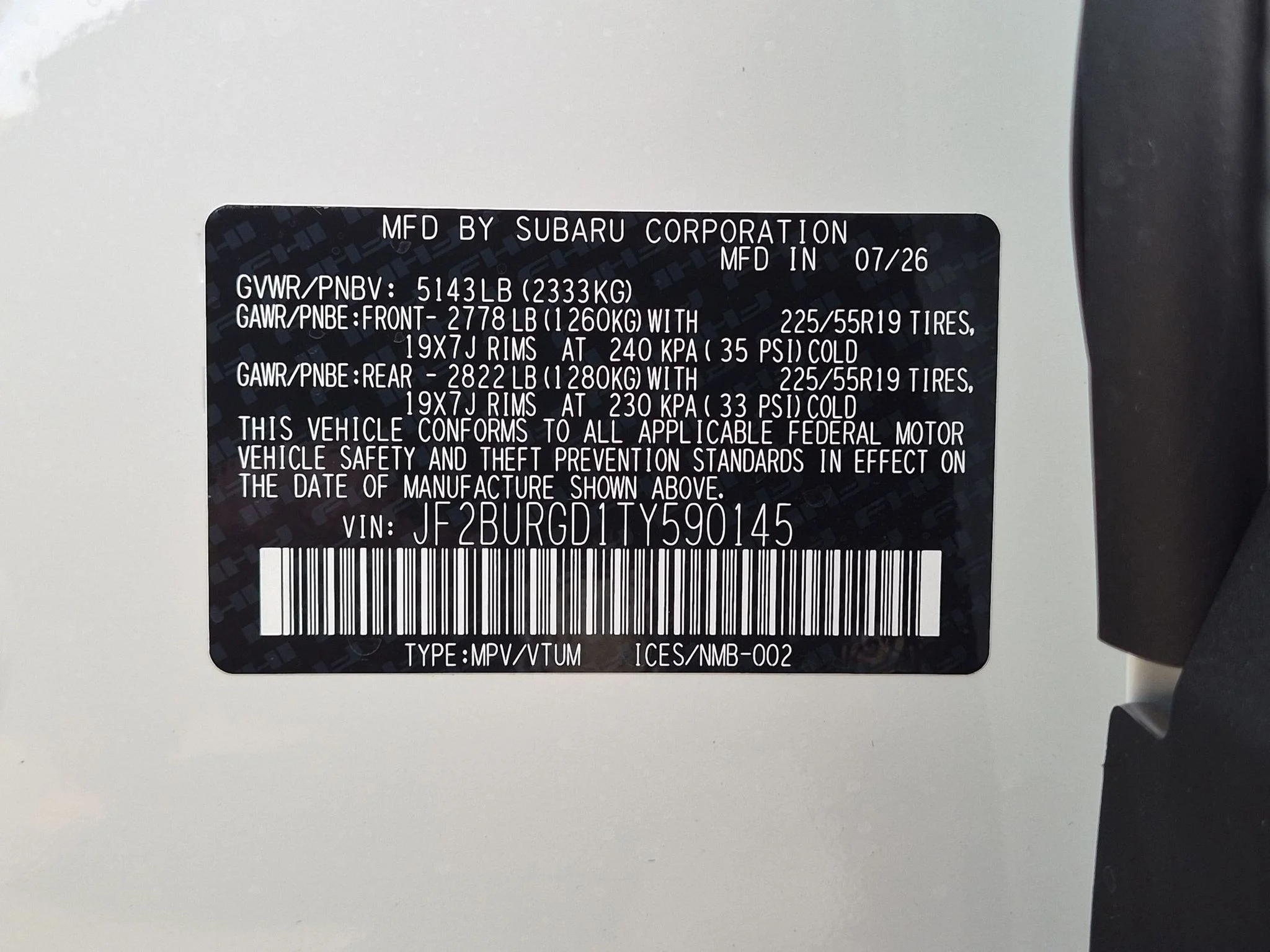 New 2026 CRYSTAL WHITE PEARL Subaru Limited XT image 26