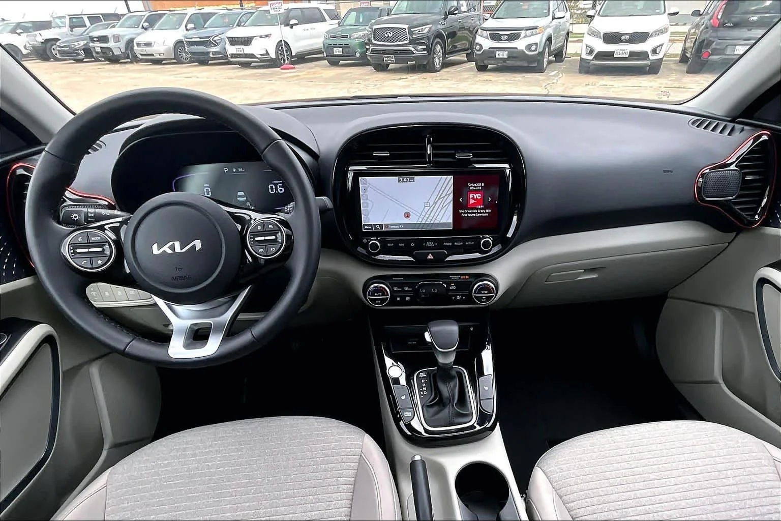 Used 2025 Inferno Red Kia EX image 15