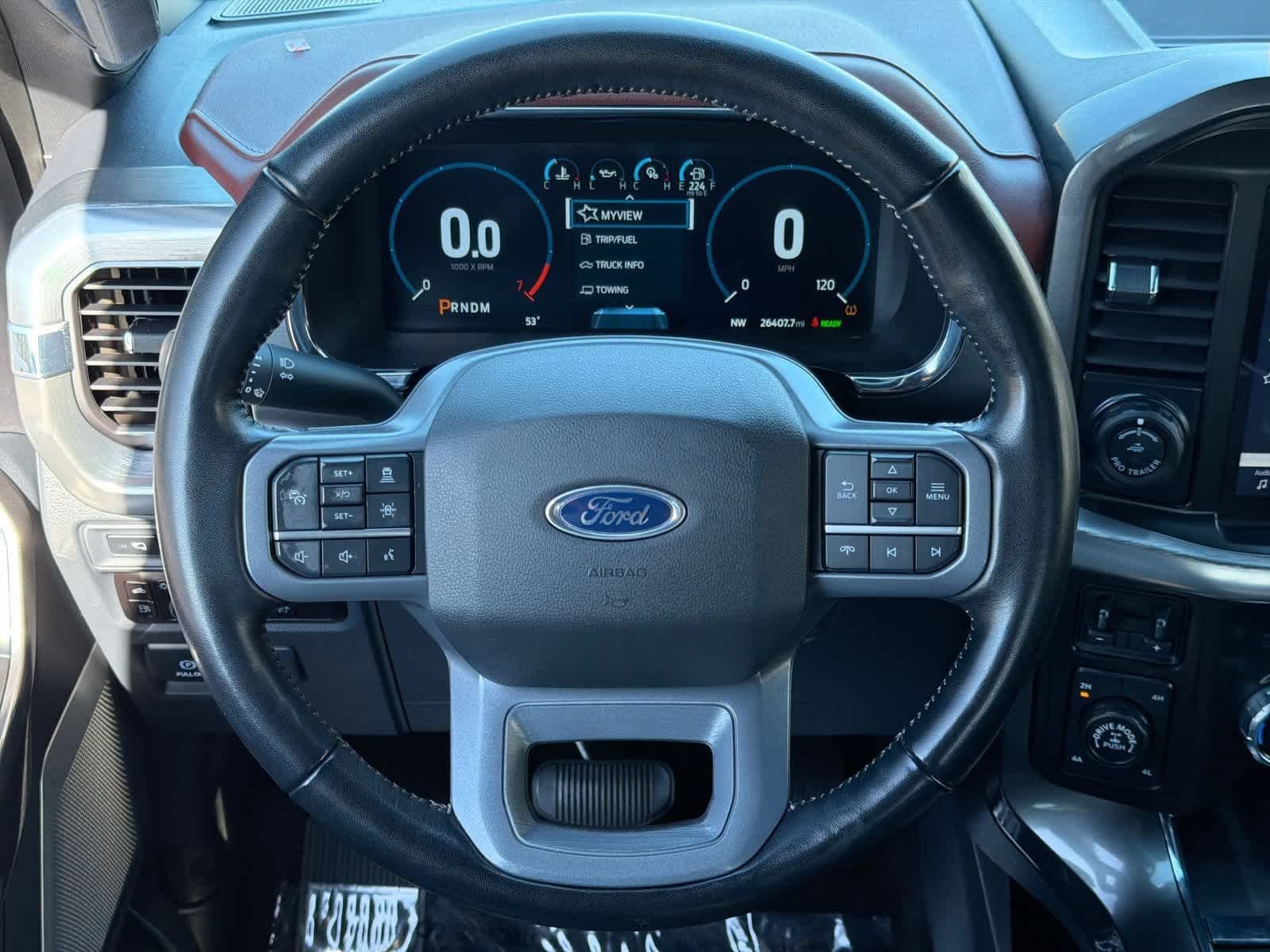 Certified Used 2023 Carbonized Gray Metallic Ford LARIAT image 23