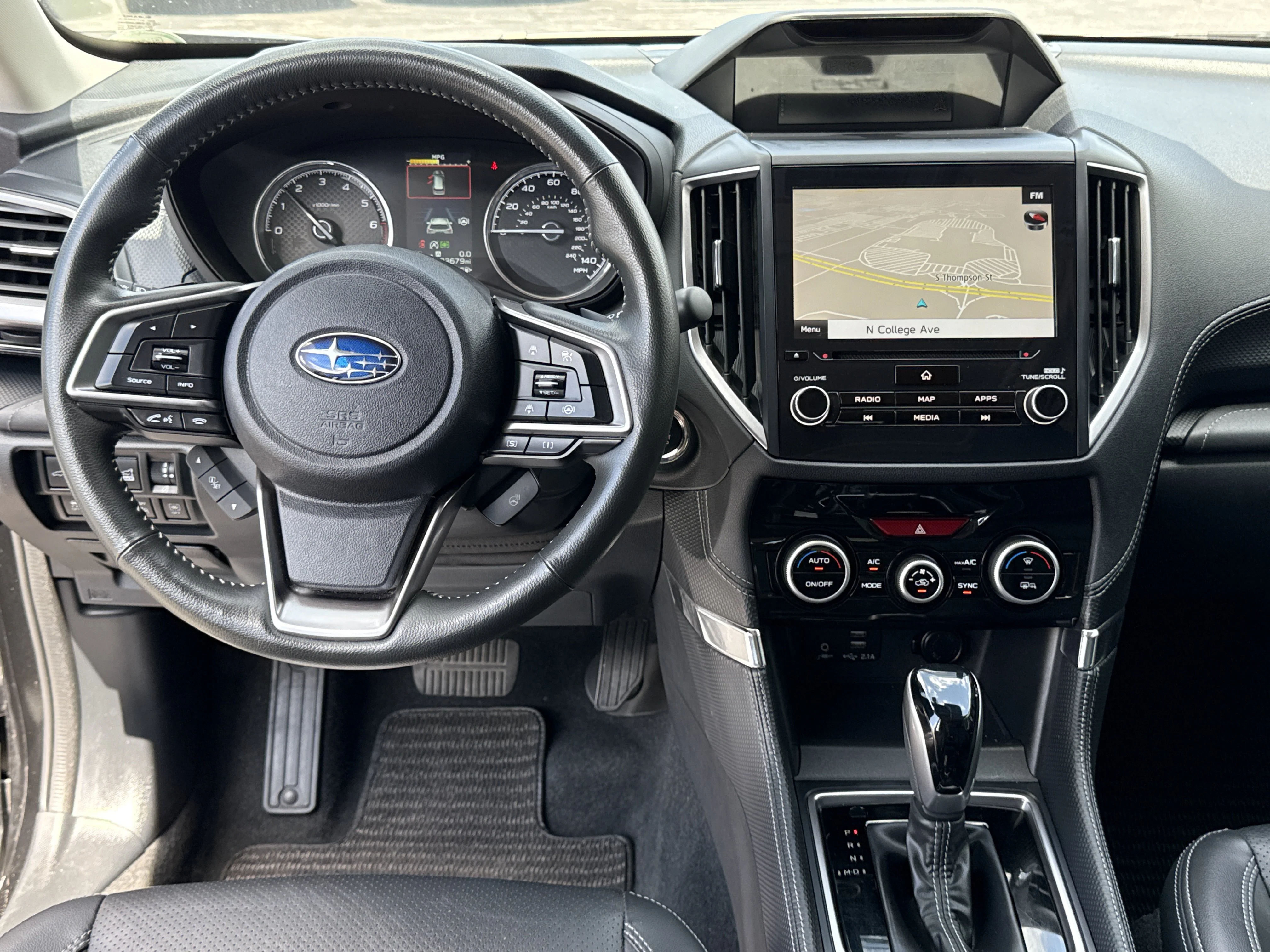 Used 2023 Crystal Black Silica Subaru Touring AWD image 7