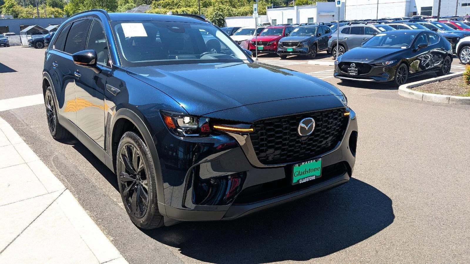 New 2026 Deep Crystal Blue Mica Mazda Premium Sport AWD image 8