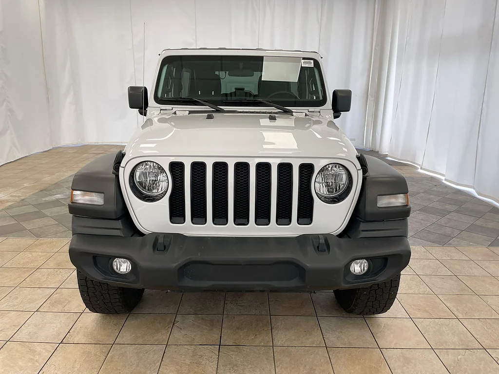 Used 2021 Bright White Clear Coat Jeep Willys image 31