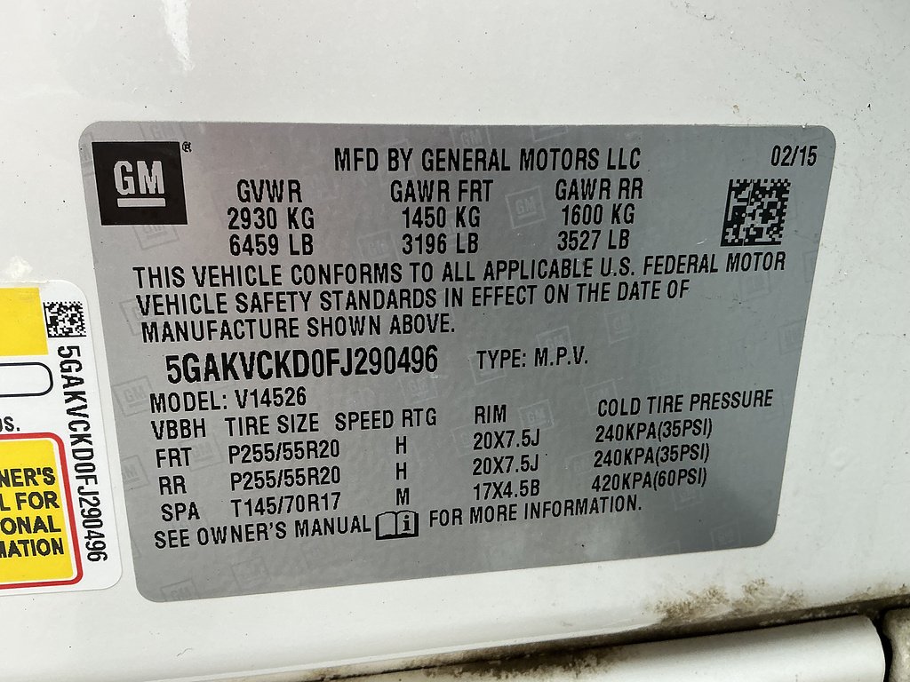 Used 2015 White Opal Buick Premium image 15