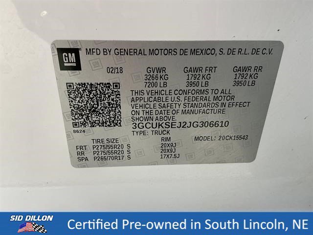 Certified Used 2018 Summit White Chevrolet LTZ image 15