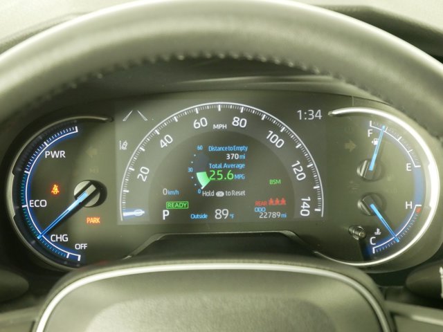 Certified Used 2024 Cavalry Blue Toyota Hybrid SE w/ Weather Pkg image 20