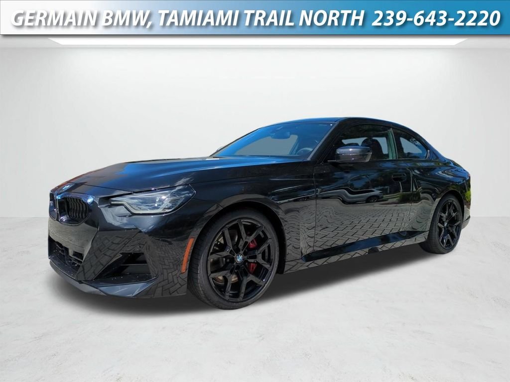 New 2026 Black Sapphire Metallic BMW 230i image 1