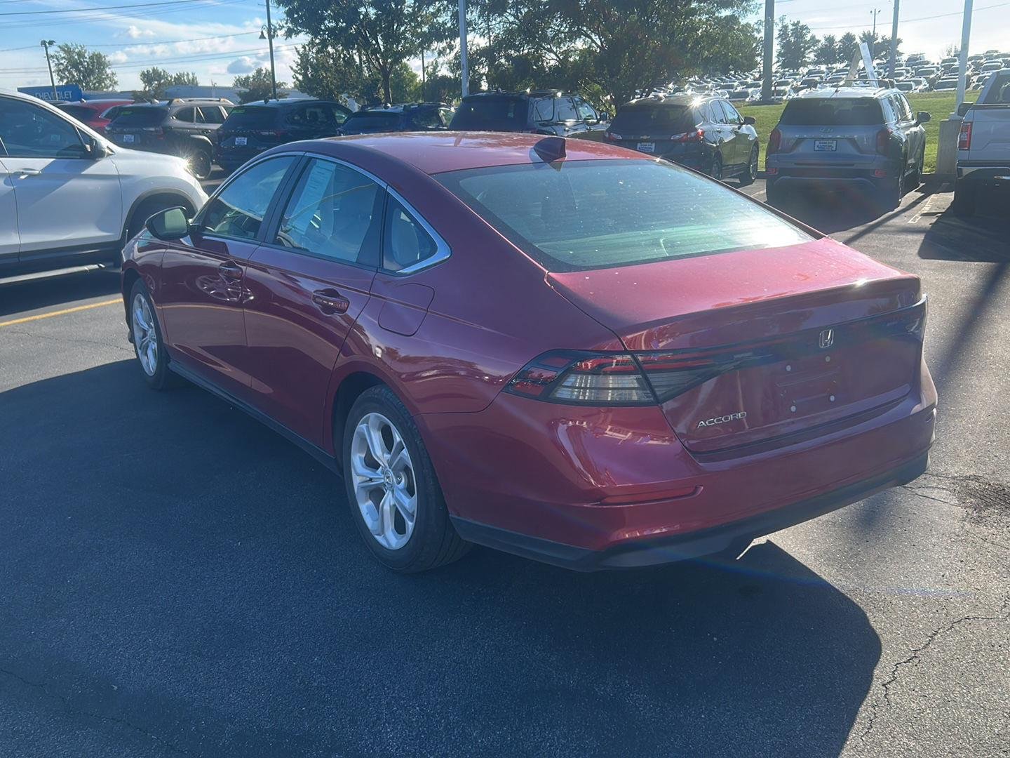 Used 2025 Radiant Red Metallic Honda LX image 5