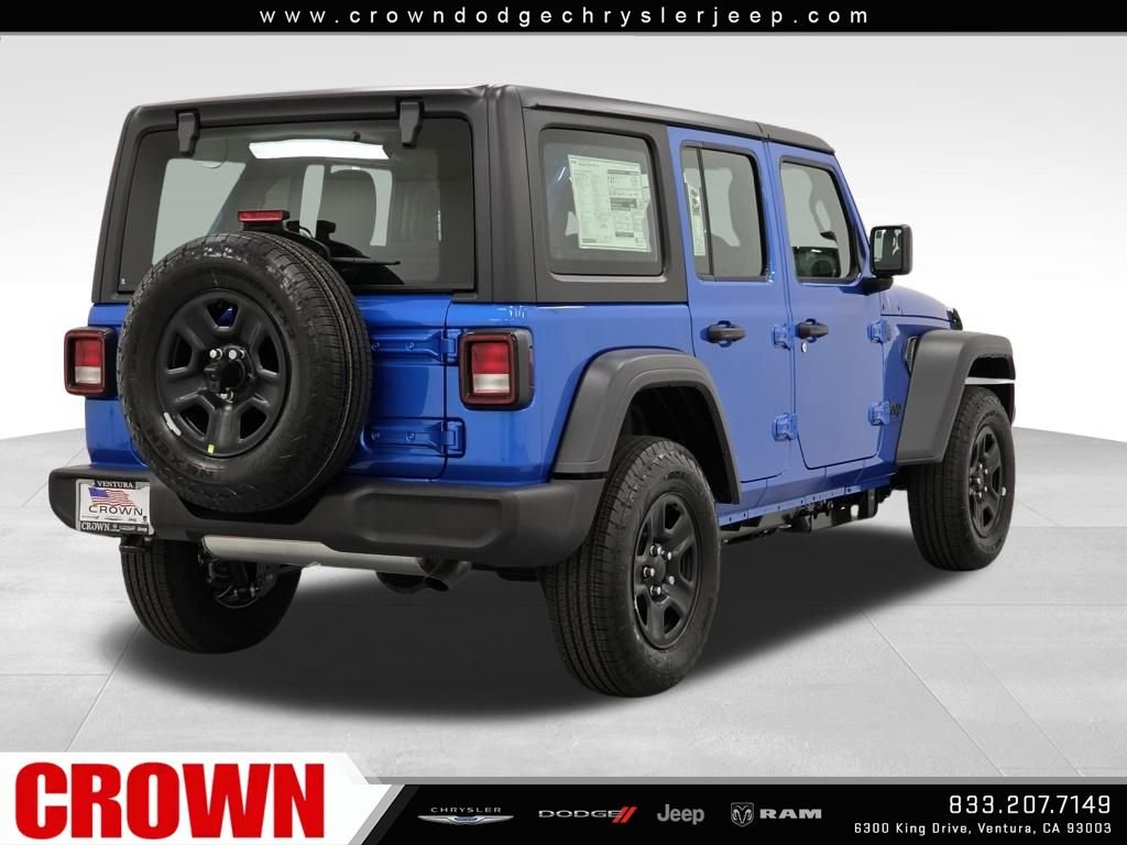 New 2026 Hydro Blue Pearl-Coat Exterior Paint Jeep Sport image 5
