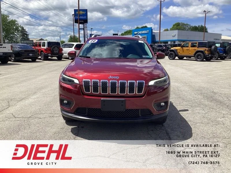 Used 2020 Red Jeep Latitude Plus 4x4 image 2