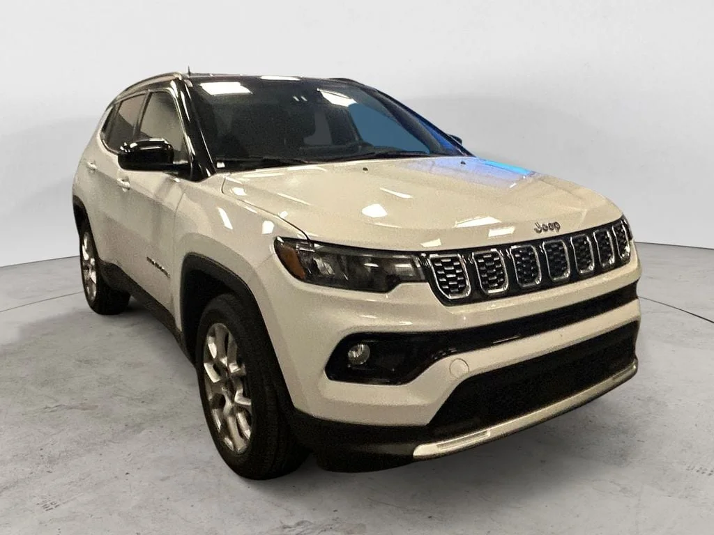 Used 2025 Bright White Jeep Limited image 8