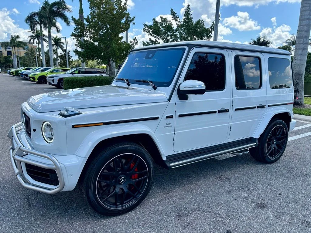 Used 2021 designo Moonlight White Metallic Mercedes-Benz G 63 AMG® image 11