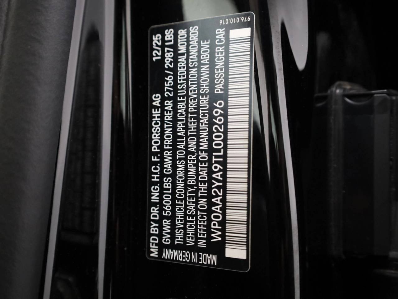 Certified Used 2026 Black Porsche 4 image 44