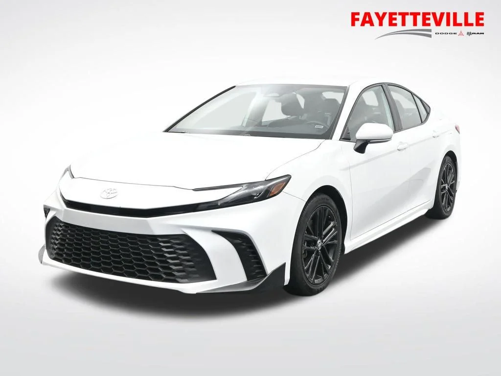 Used 2025 White Toyota SE image 1