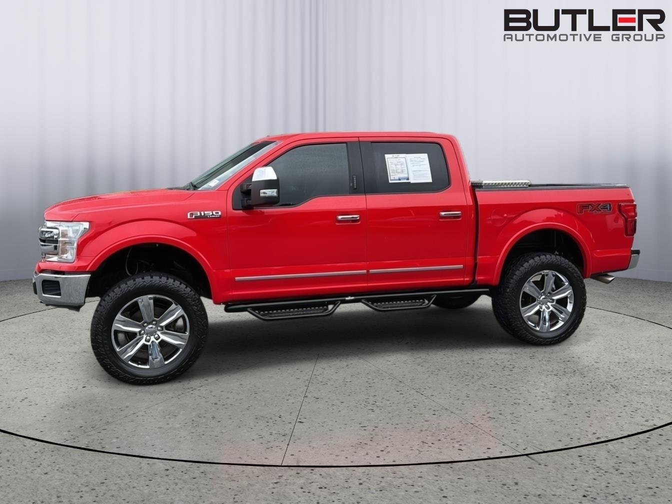 Used 2020 Race Red Ford LARIAT image 3