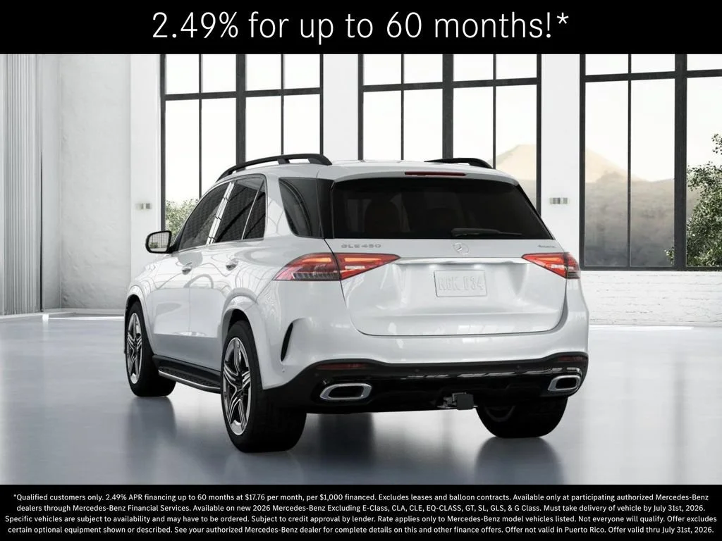 New 2026 MANUFAKTUR Moonlight White Metallic Mercedes-Benz GLE 450 image 27
