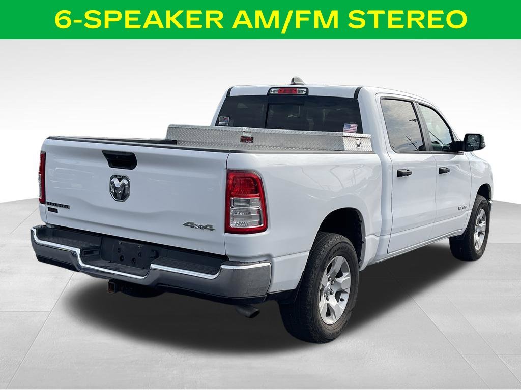Used 2023 Bright White Clearcoat RAM Big Horn image 9