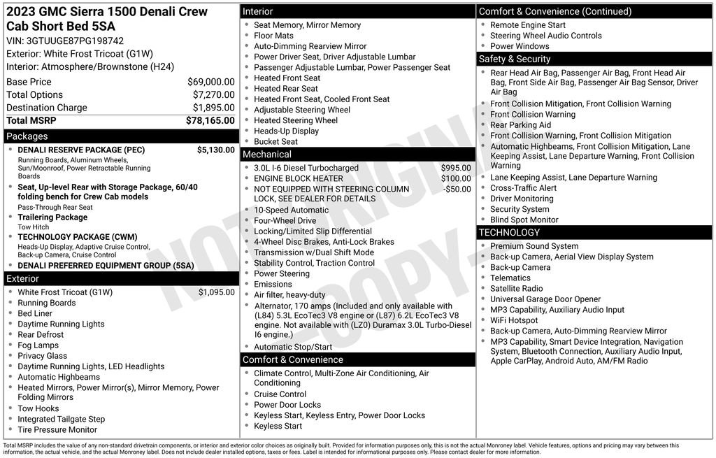 Used 2023 White GMC Denali image 24