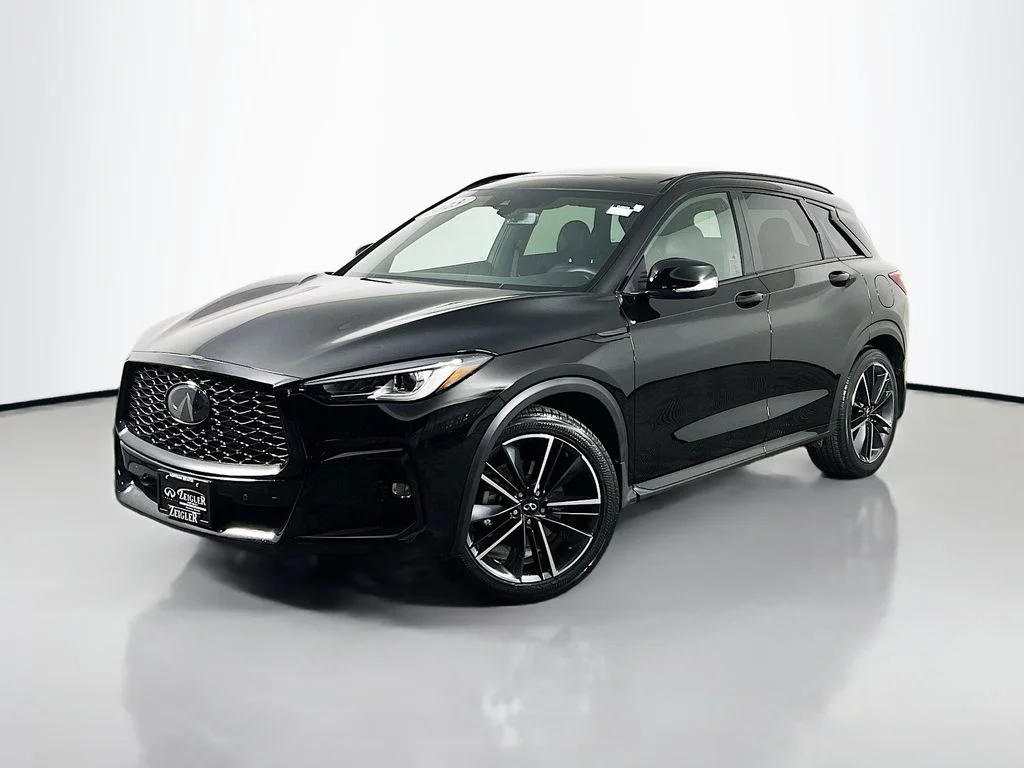 Certified Used 2023 Black INFINITI SPORT image 3