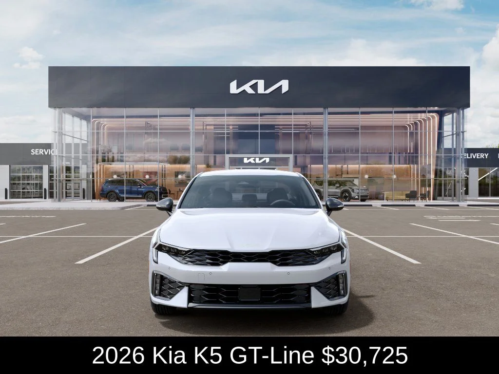 New 2026 Snow White Pearl Kia GT-Line FWD image 3