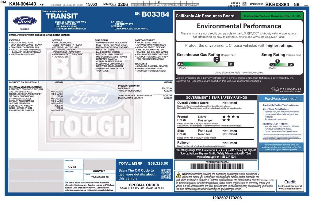 Used 2025 White Ford Base image 6