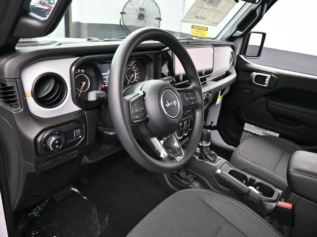 Used 2025 Bright White Clearcoat Jeep Sport image 10