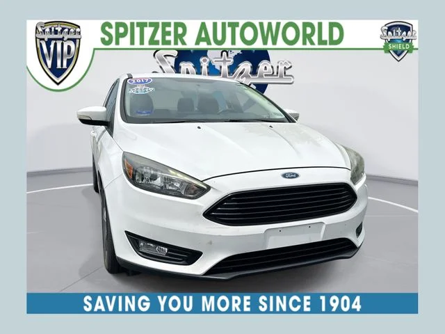 White 2017 Ford Focus SE Sedan Front-Wheel Drive