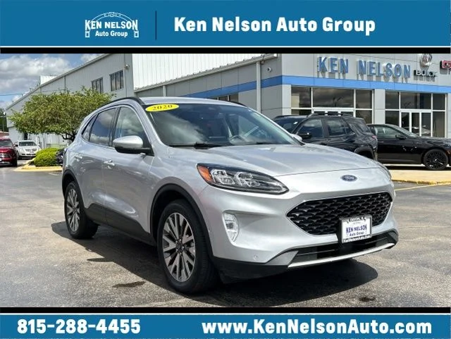 Used 2020 Ingot Silver Ford Titanium image 1