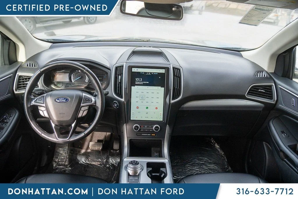 Certified Used 2022 Blue Ford SEL image 4