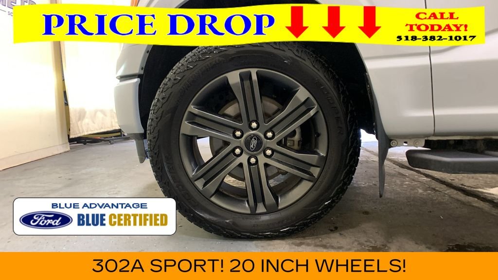 Certified Used 2022 White Metallic Ford XLT image 44