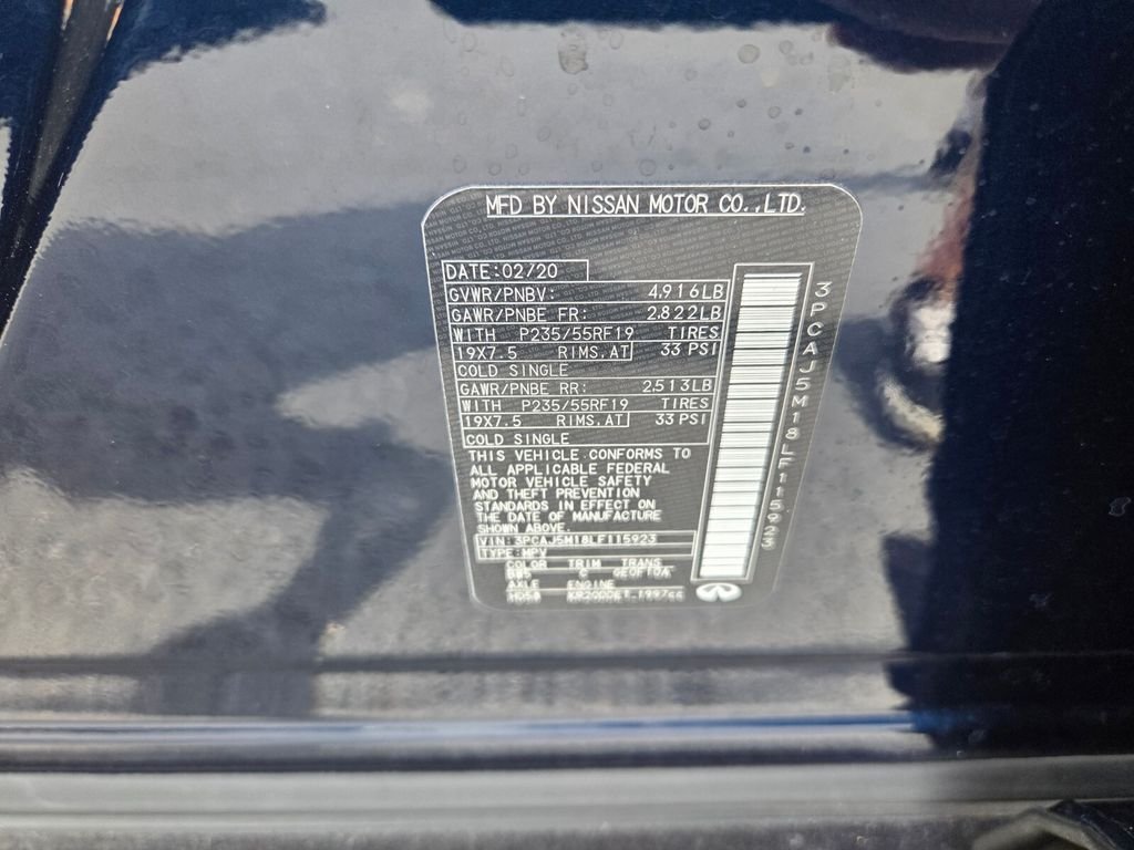 Used 2020 Blue INFINITI LUXE image 20