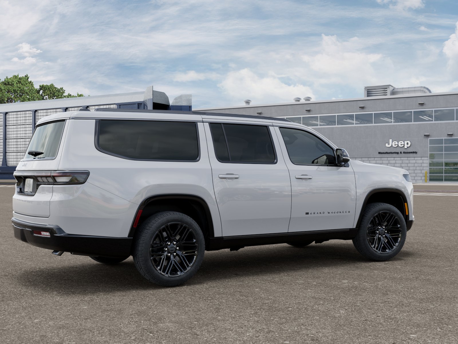New 2026 Bright White Clear-Coat Exterior Paint Jeep Grand Wagoneer image 4