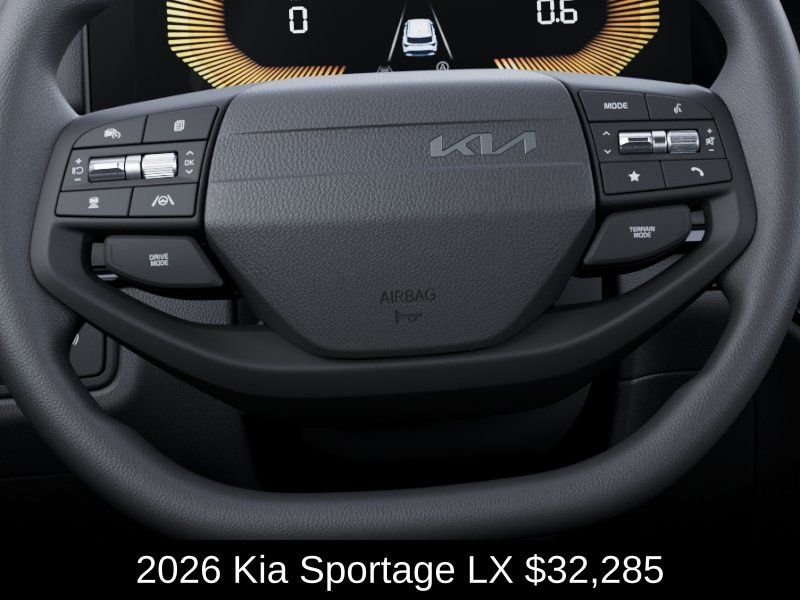 New 2026 Ebony Black Kia LX image 22
