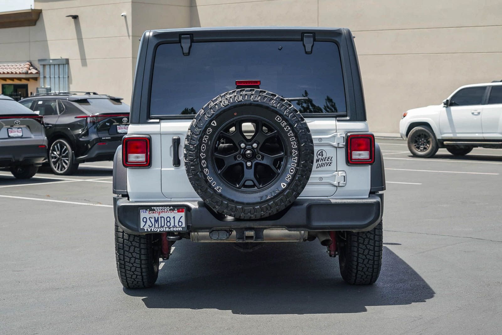 Used 2021 Bright White Clearcoat Jeep Unlimited Willys image 6