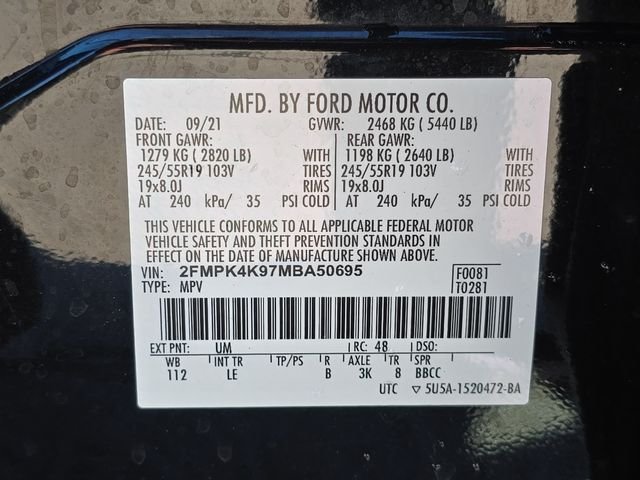 Used 2021 Black Ford Titanium image 23