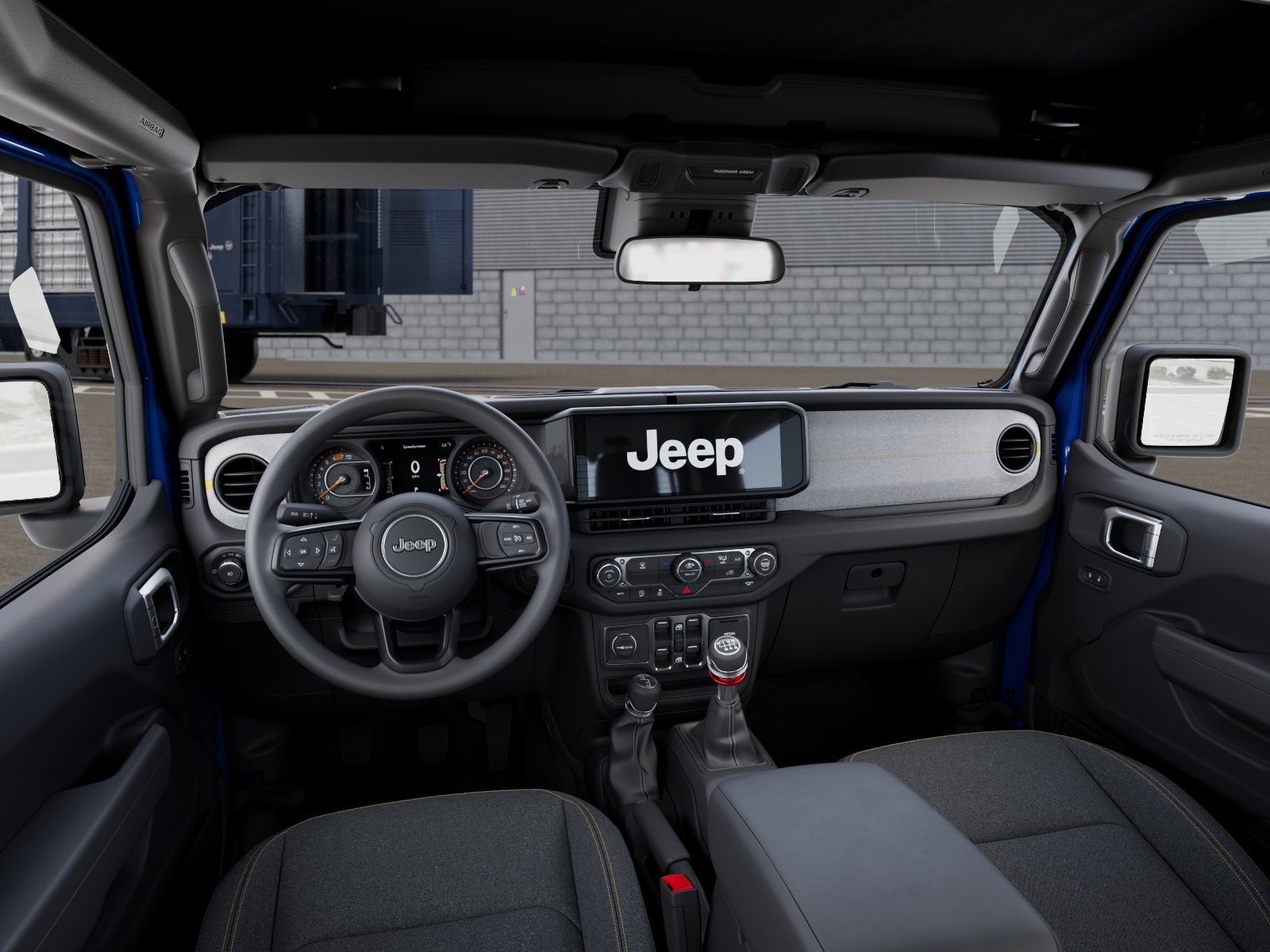 New 2027 Hydro Blue Pearl-Coat Paint Jeep Sport image 8