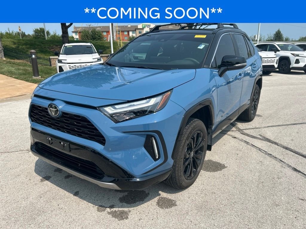 Used 2025 Blue Toyota XSE image 1