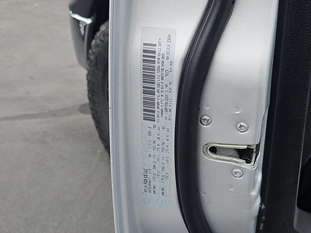 Used 2018 Bright Silver Clearcoat Metallic Ram Tradesman image 23