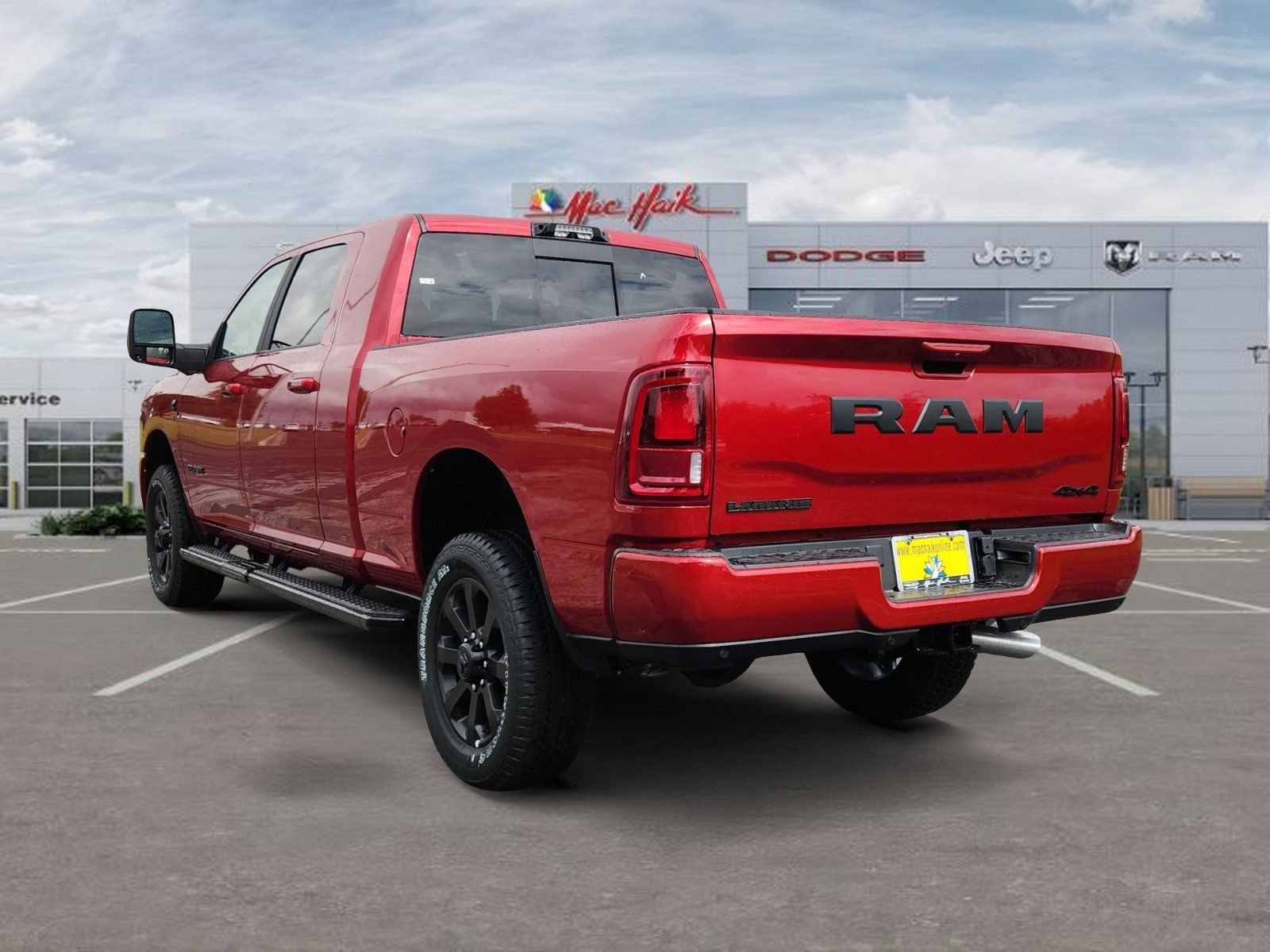 New 2026 Molten Red Pearl-Coat Exterior Paint RAM Laramie image 3