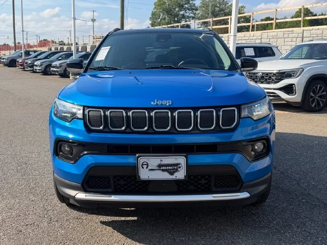 Used 2022 Laser Blue Jeep Limited image 8