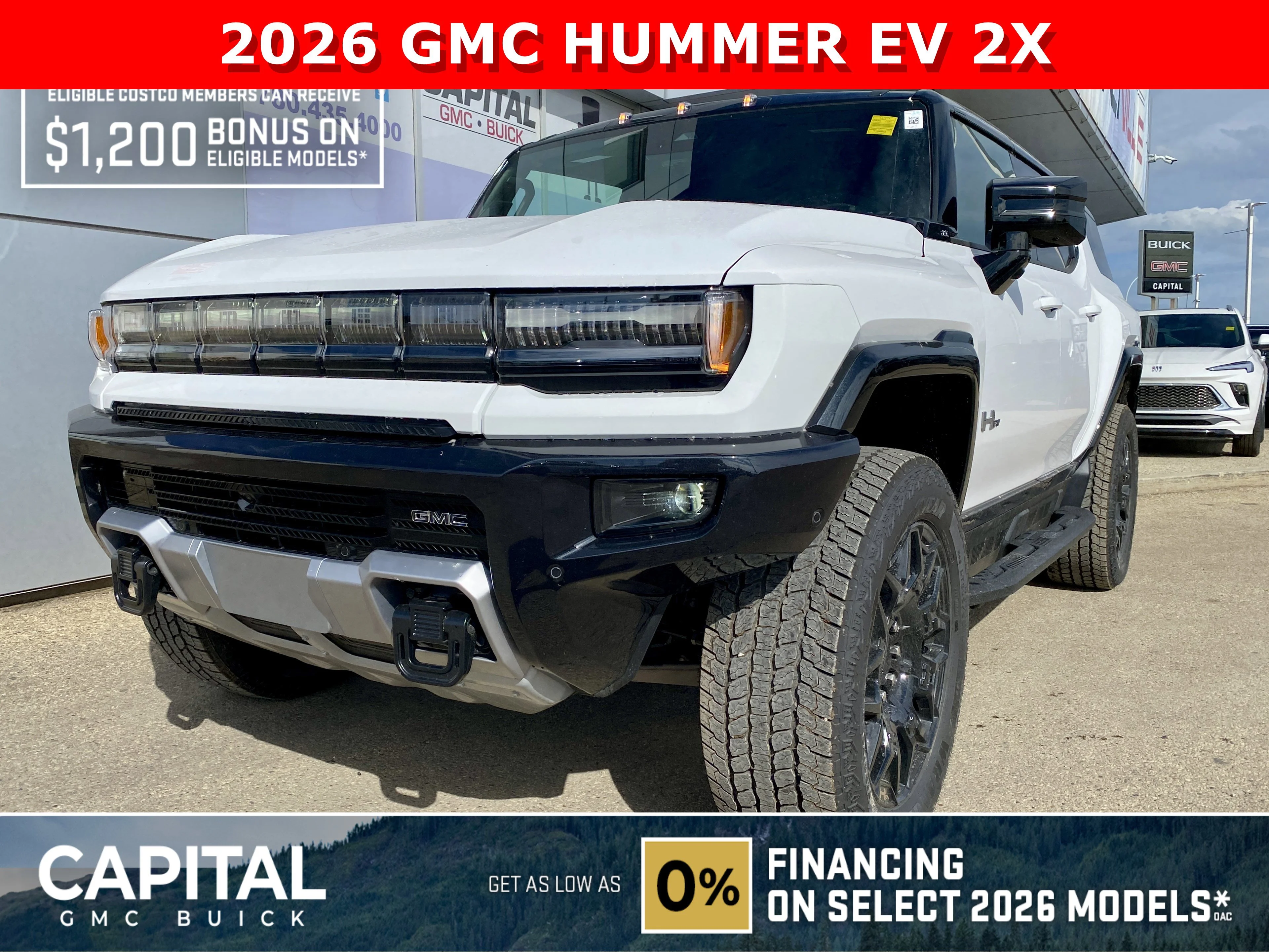 New 2026 INTERSTELLAR WHITE GMC 2X image 1