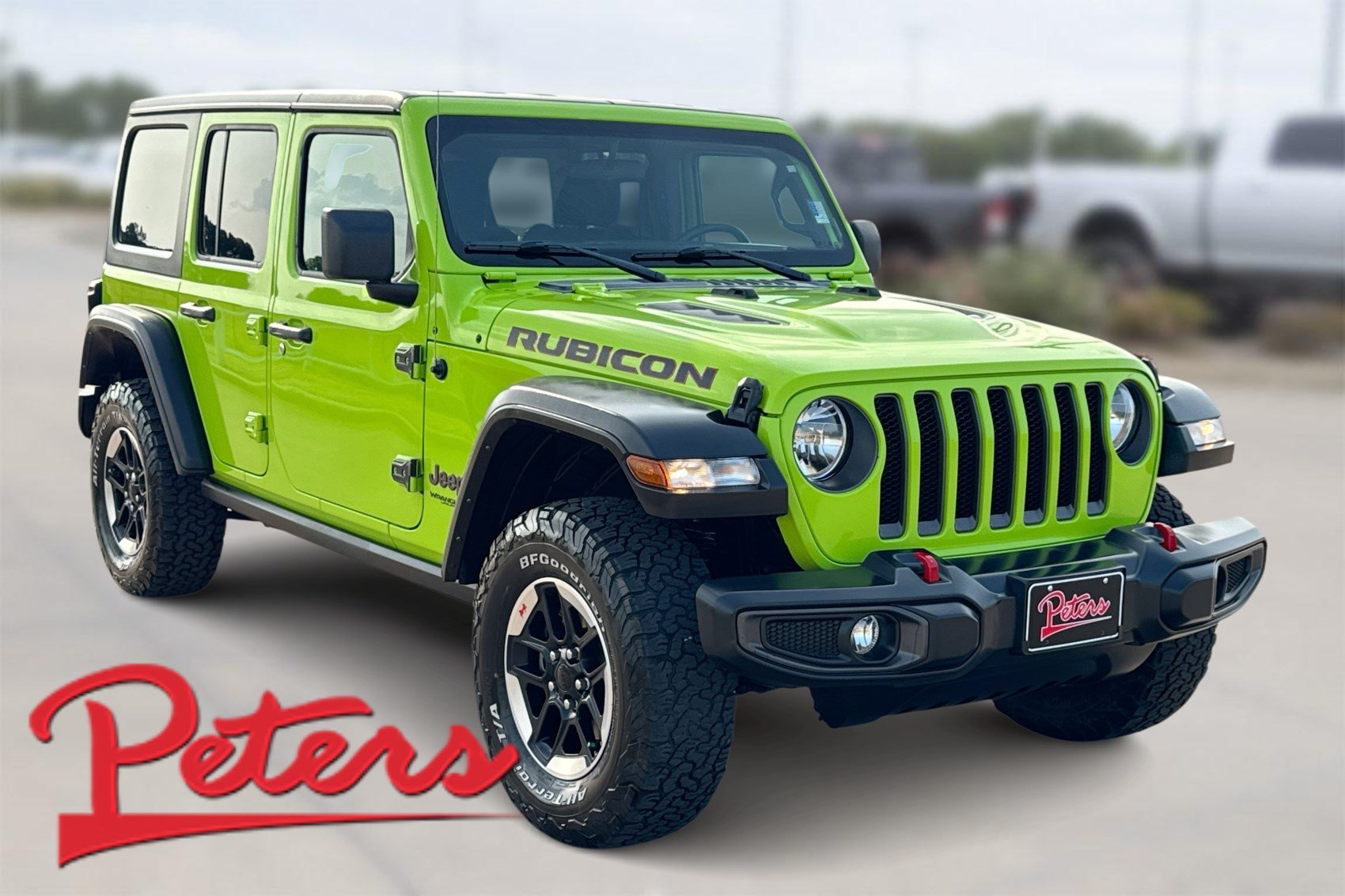 Used 2021 Gecko Clearcoat Jeep Unlimited Rubicon image 1