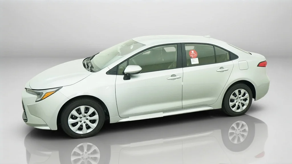 New 2027 Classic Silver Metallic Toyota Hybrid LE image 3