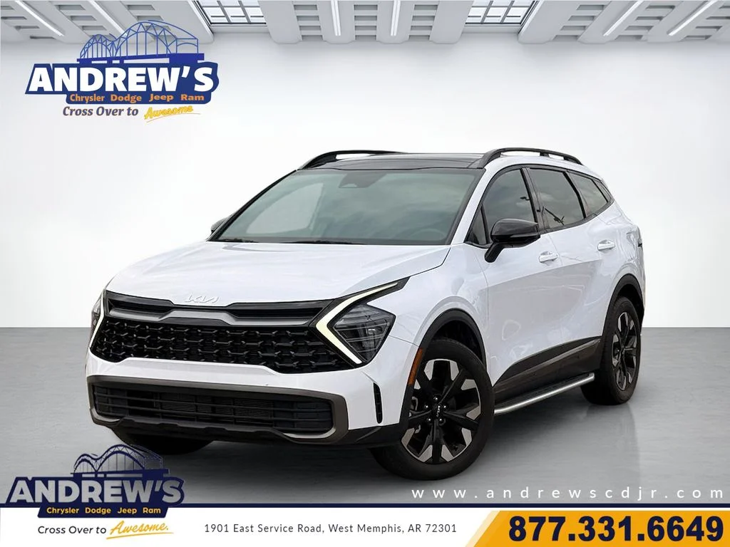 Used 2024 Glacial White Pearl Kia X-Line image 1