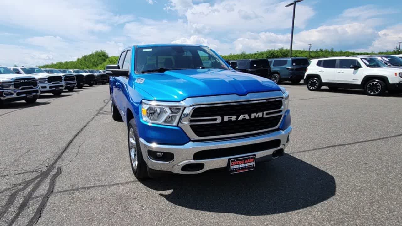 Used 2022 Hydro Blue Pearlcoat Ram Big Horn image 4