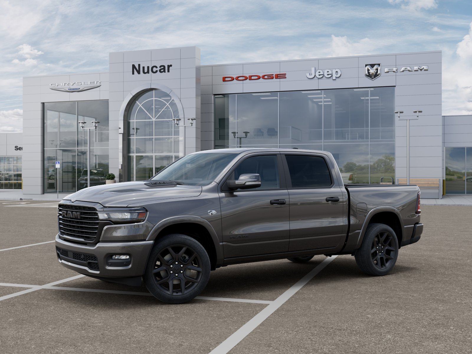 New 2026 Granite Crystal Metallic Clear-Coat Exterior Paint RAM Laramie image 21