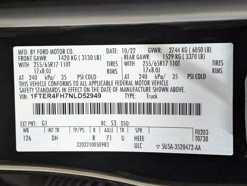 Certified Used 2022 Shadow Black Ford Lariat image 25