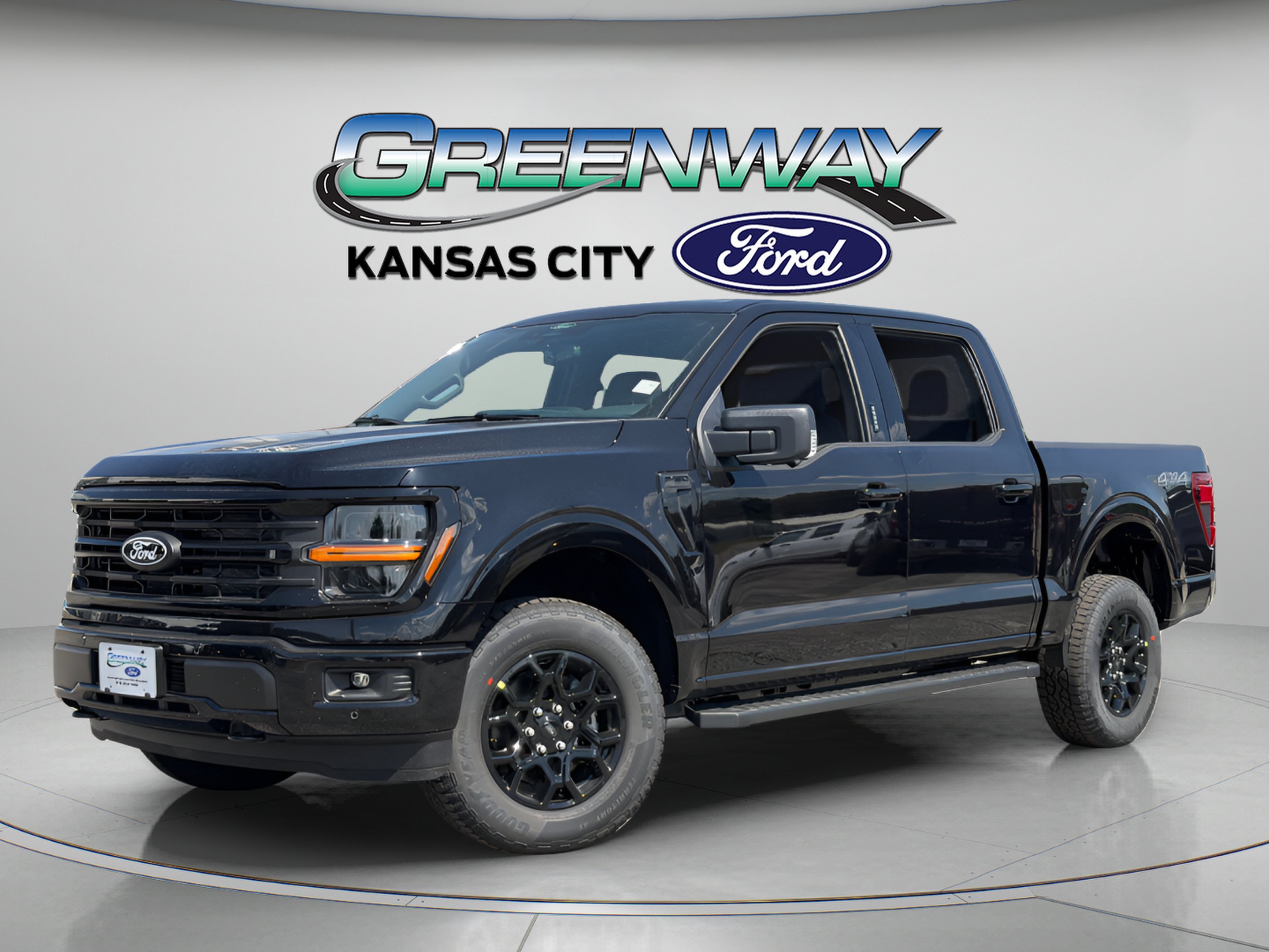 New 2026 Agate Black Metallic Ford XLT image 3