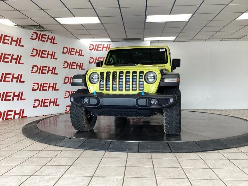 Used 2023 Yellow Jeep Rubicon 4xe image 2