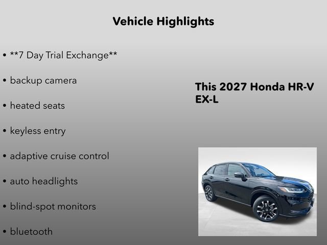 New 2027 Crystal Black Pearl Honda EX-L image 5