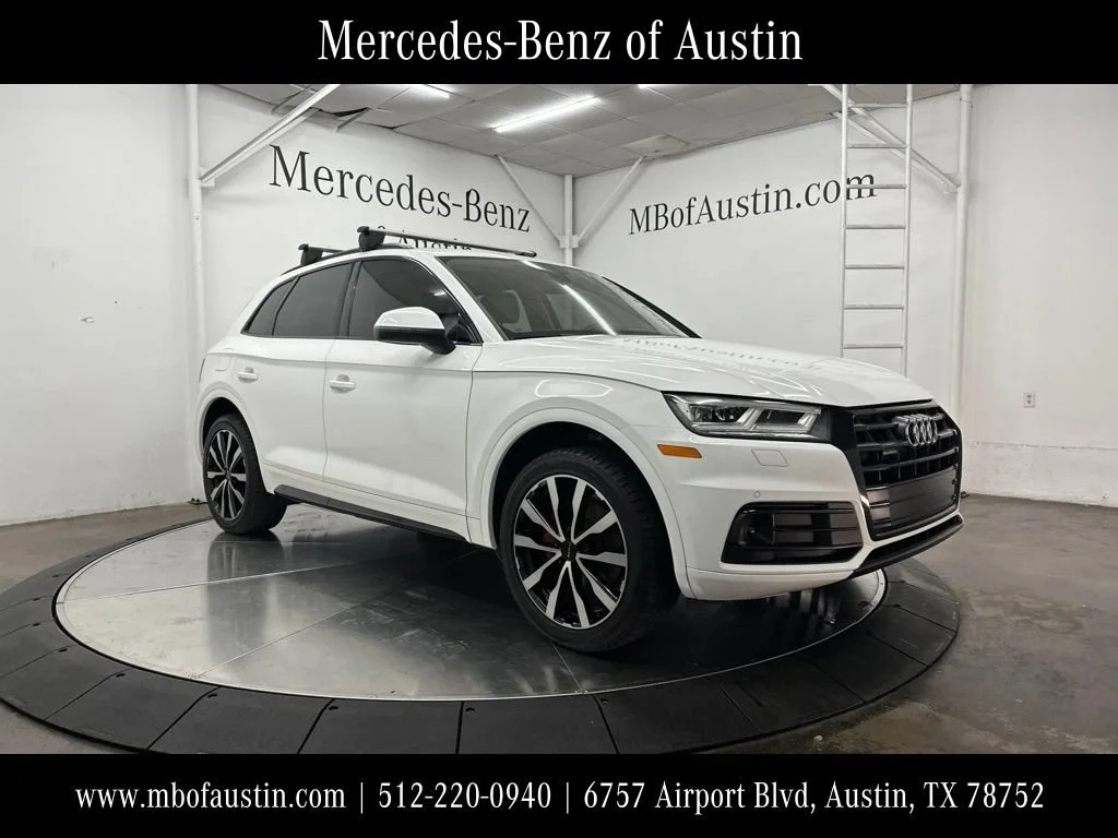 Used 2020 White Audi 45 Premium Plus image 1